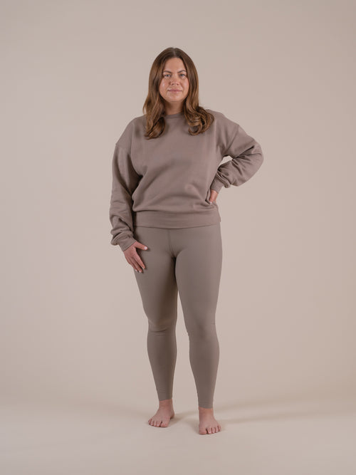 Aurora Sweatshirt Dark Sand
