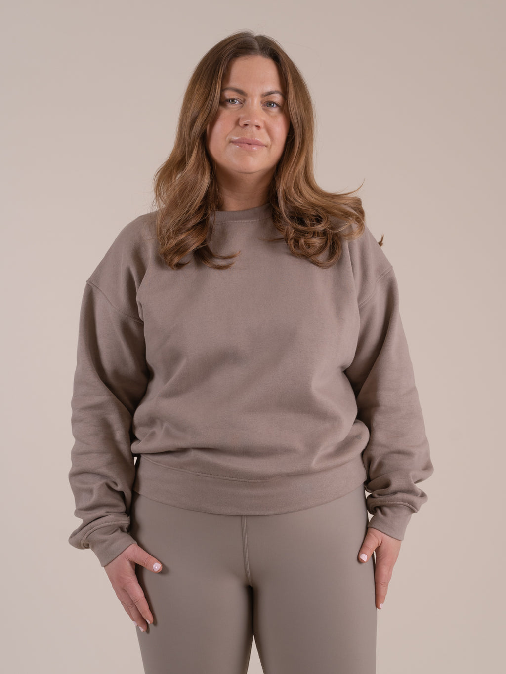 Aurora Sweatshirt Dark Sand