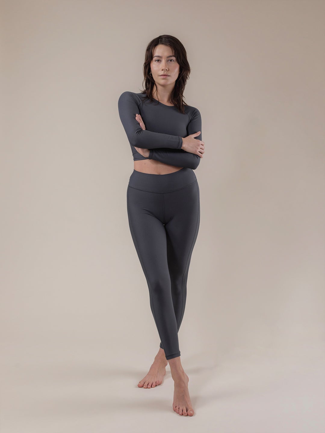 Asora Tights Dark Cloud